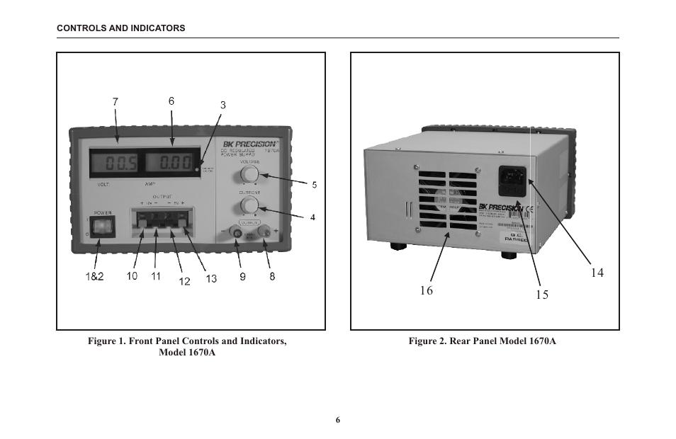 頁面 12 | B&K Precision 1670A - Manual User Manual | Page 12 / 22