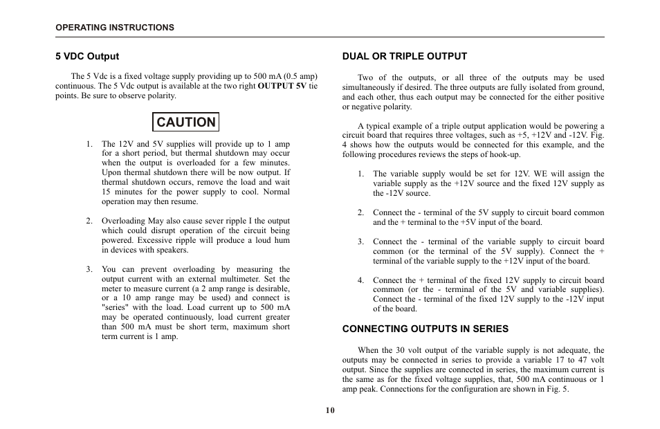 頁面 16, Caution | B&K Precision 1670A - Manual User Manual | Page 16 / 22
