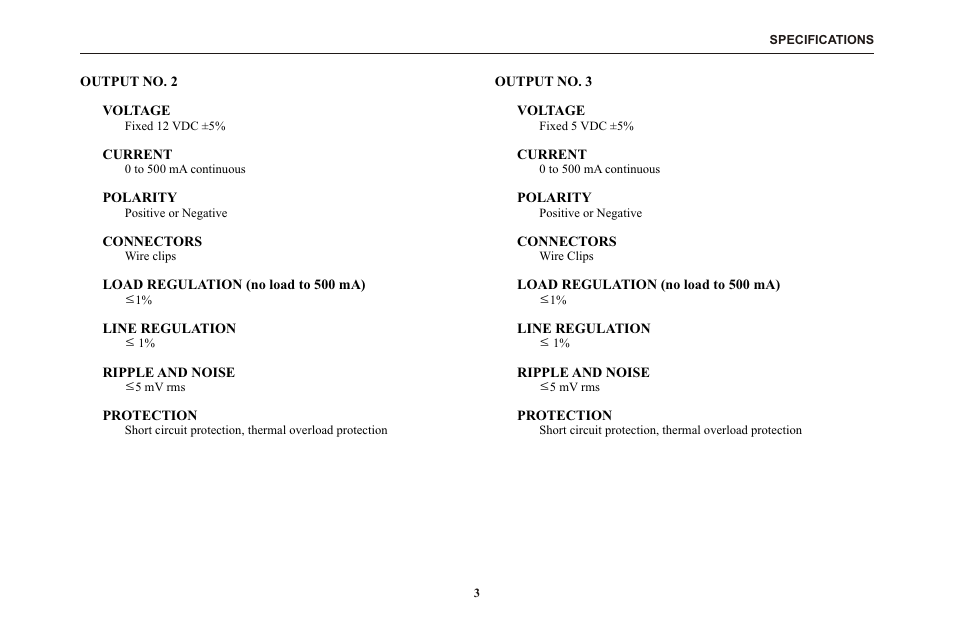 頁面 9 | B&K Precision 1670A - Manual User Manual | Page 9 / 22