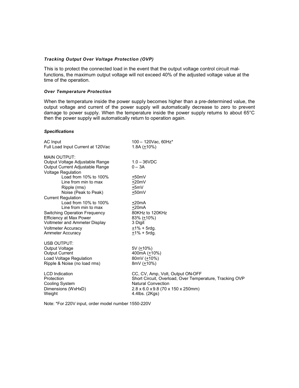 Untitled | B&K Precision 1550 - Manual User Manual | Page 6 / 8