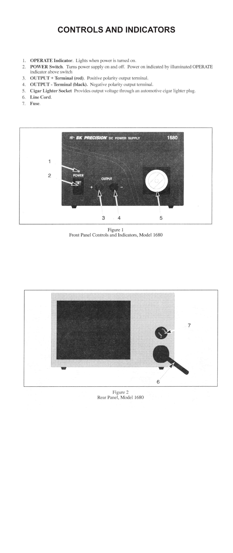B&K Precision 1680 - Manual User Manual | Page 2 / 6