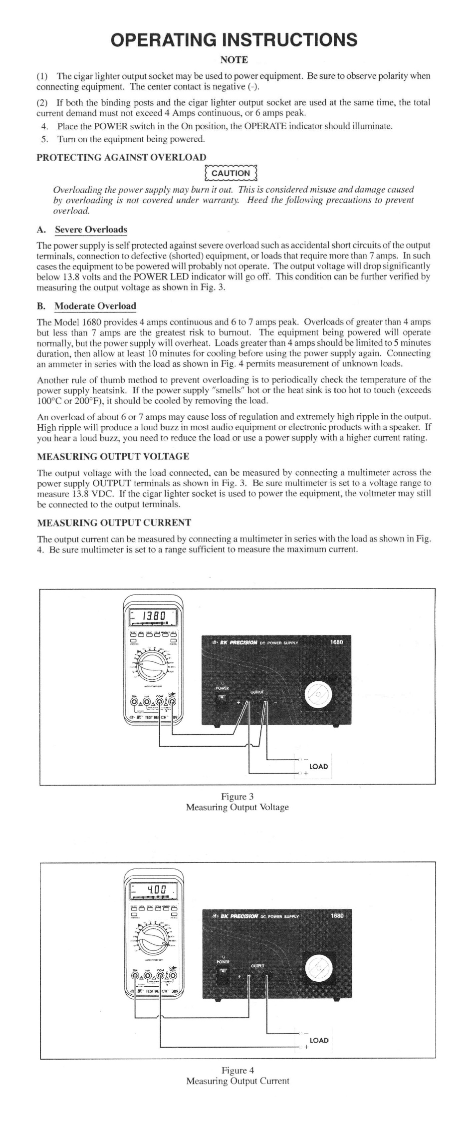 B&K Precision 1680 - Manual User Manual | Page 3 / 6
