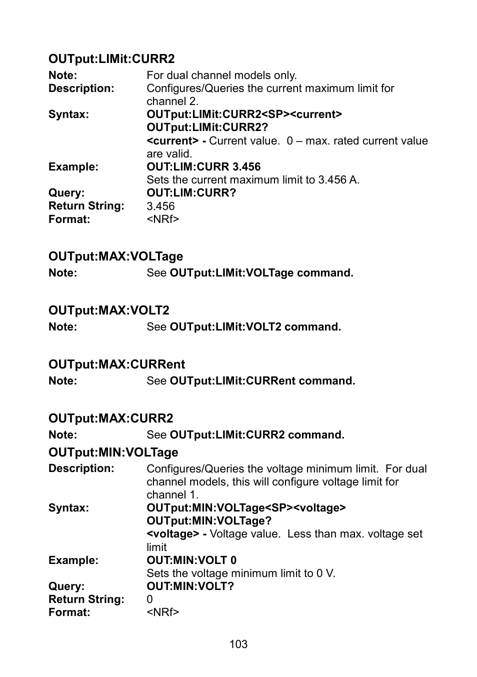 B&K Precision 9171-9174 - Manual User Manual | Page 115 / 187