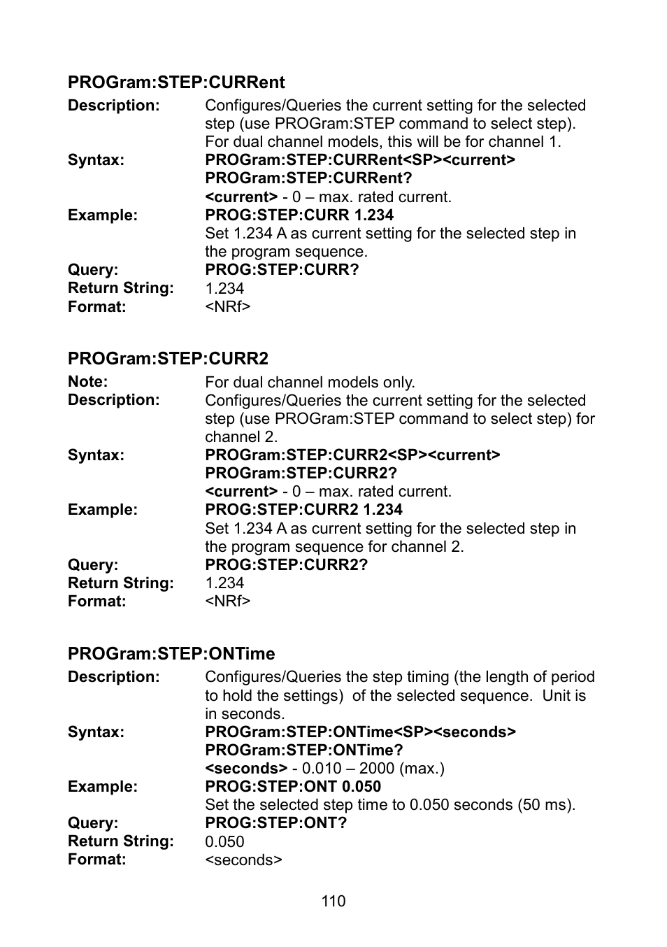 B&K Precision 9171-9174 - Manual User Manual | Page 122 / 187