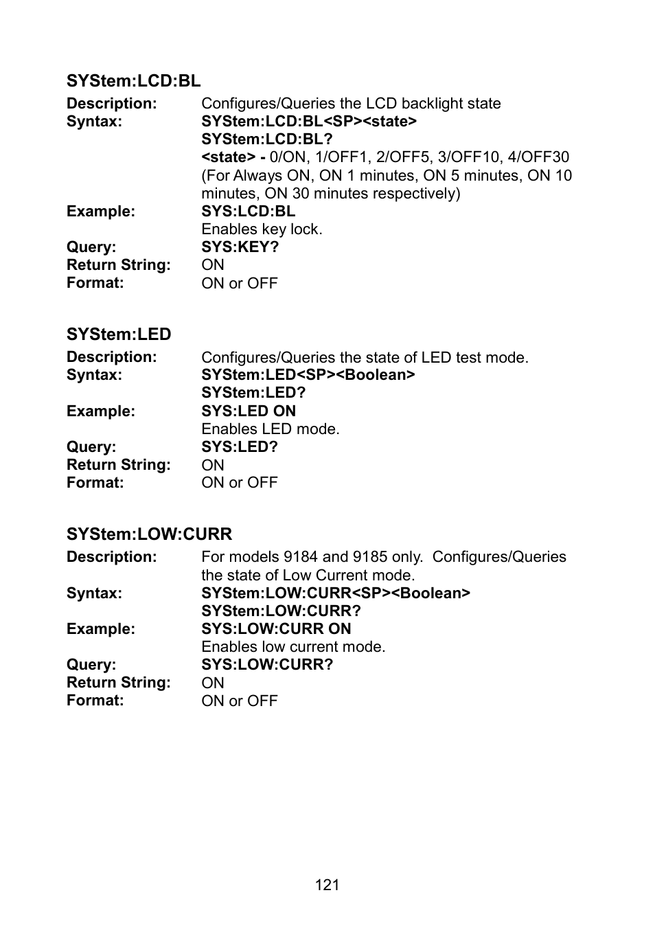 B&K Precision 9171-9174 - Manual User Manual | Page 133 / 187