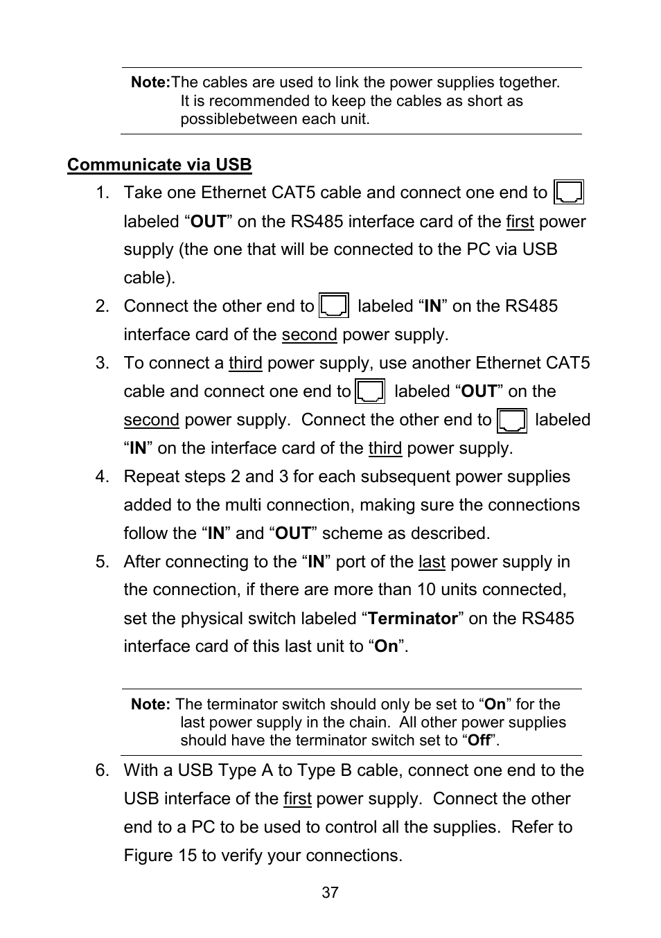 Communicate via usb | B&K Precision 9171-9174 - Manual User Manual | Page 49 / 187