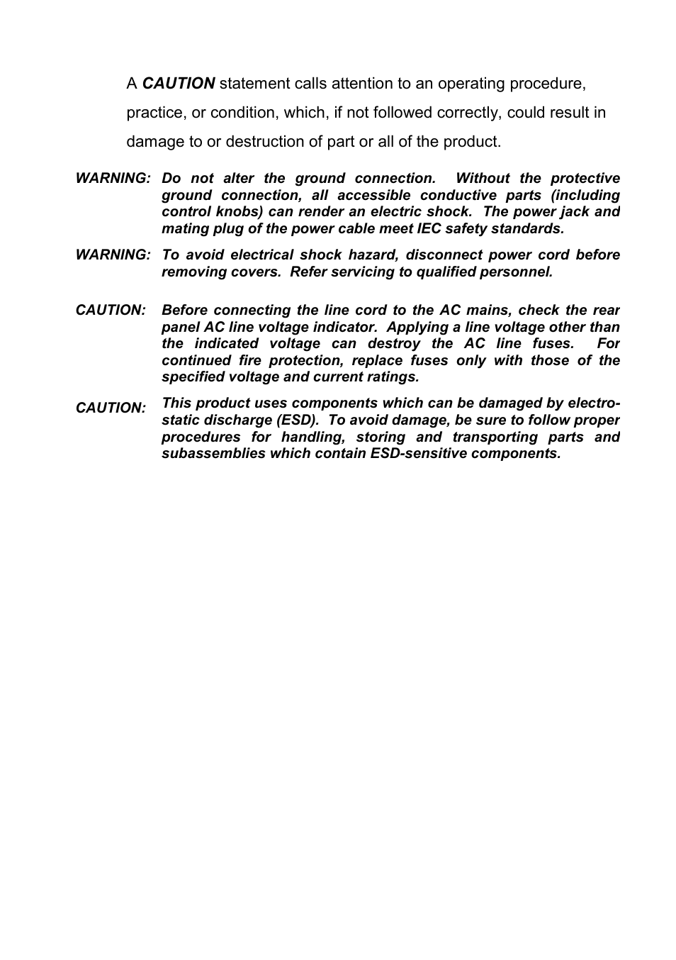 B&K Precision 9171-9174 - Manual User Manual | Page 5 / 187