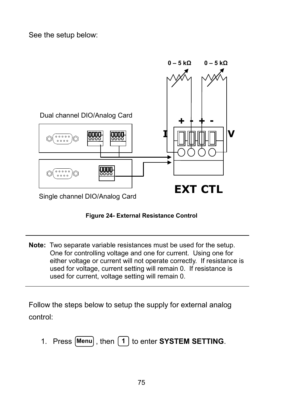 Ext ctl | B&K Precision 9171-9174 - Manual User Manual | Page 87 / 187