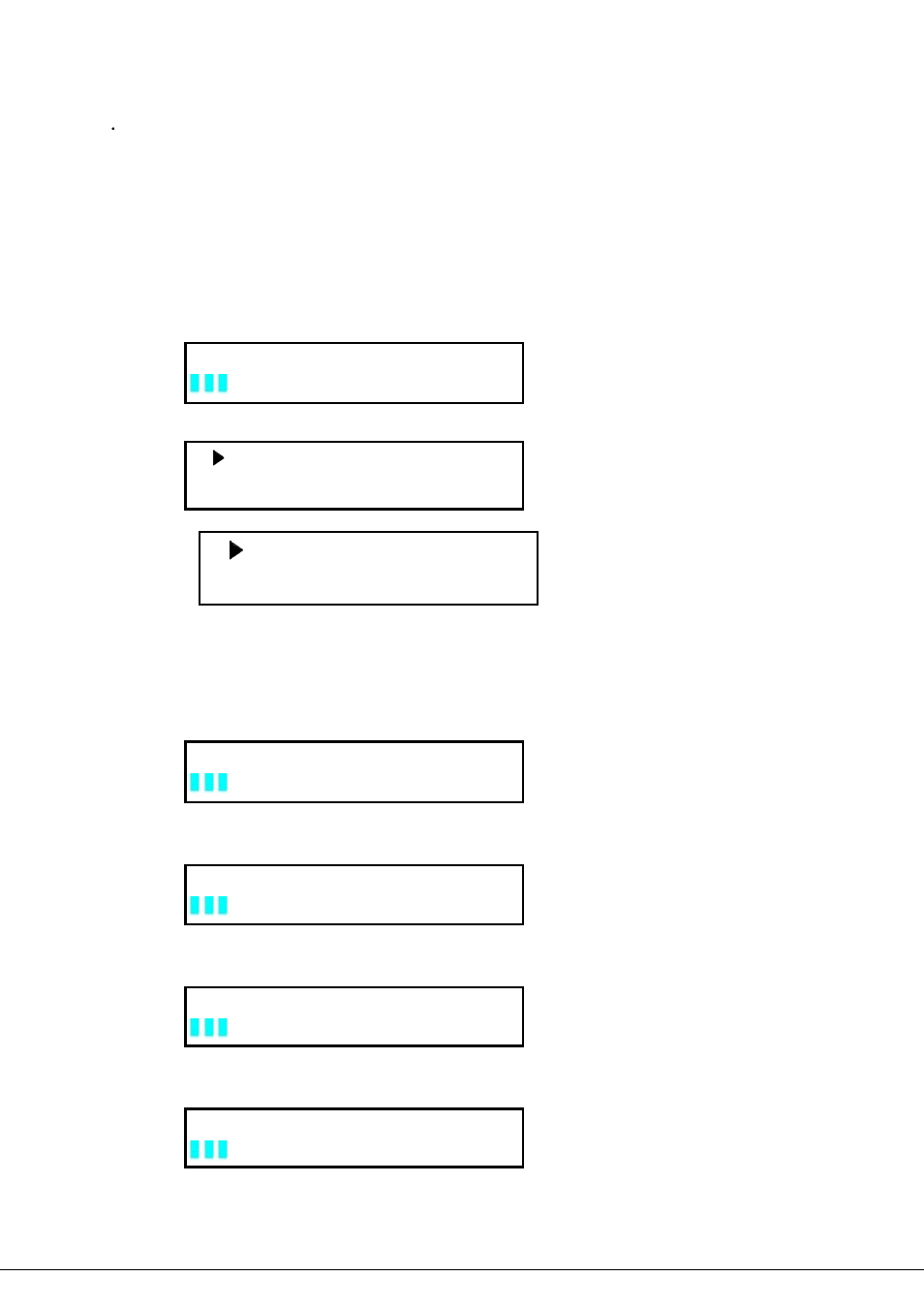 System test, please wait, Eeprom error, Data check error | Load off time fail, Ch x lost calibration | B&K Precision 9130 - Manual User Manual | Page 8 / 48