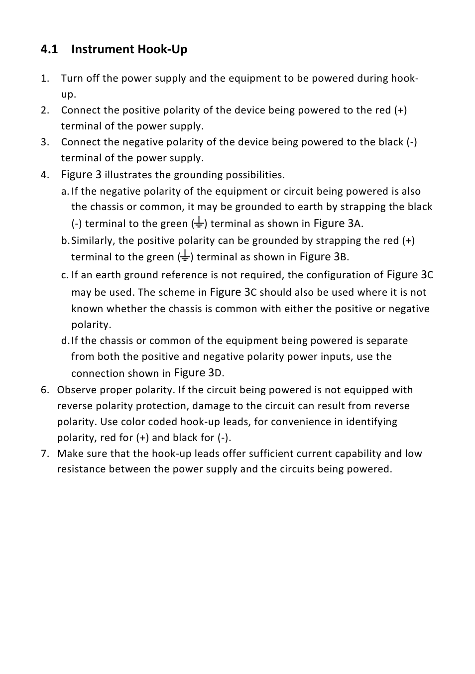 1 instrument hook-up, Instrument hook-up | B&K Precision 1747 - Manual User Manual | Page 11 / 37