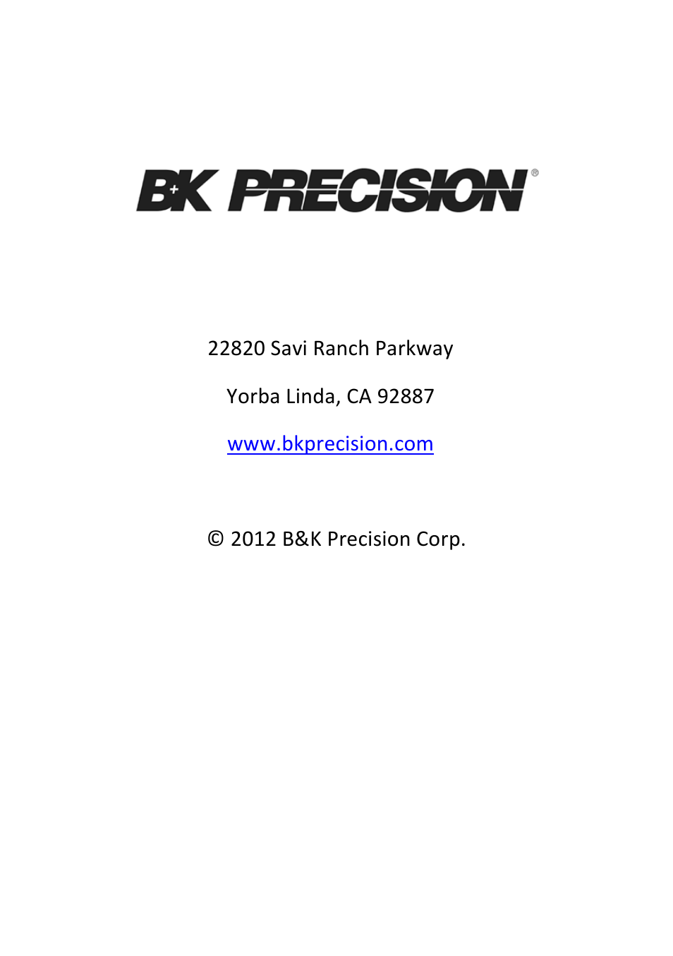 B&K Precision 1739 - Manual User Manual | Page 36 / 36