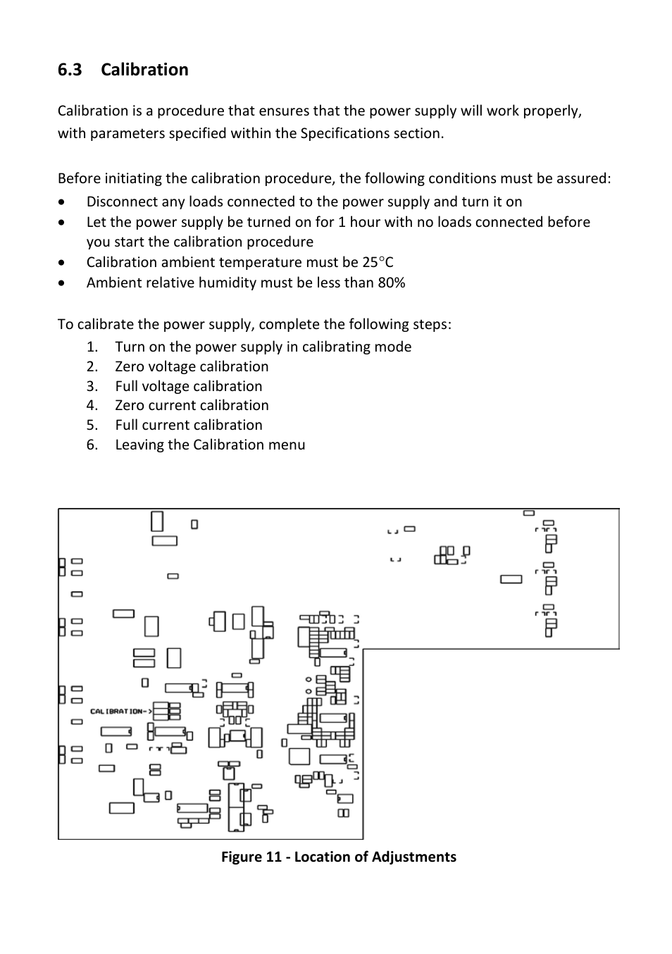 3 calibration, Calibration | B&K Precision 1737 - Manual User Manual | Page 23 / 36