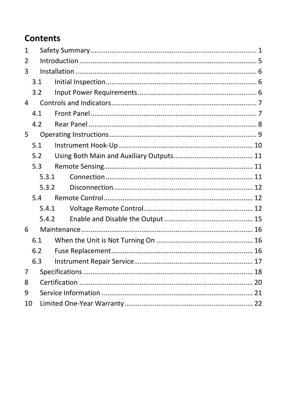 B&K Precision 1693-1694 - Manual User Manual | Page 6 / 26