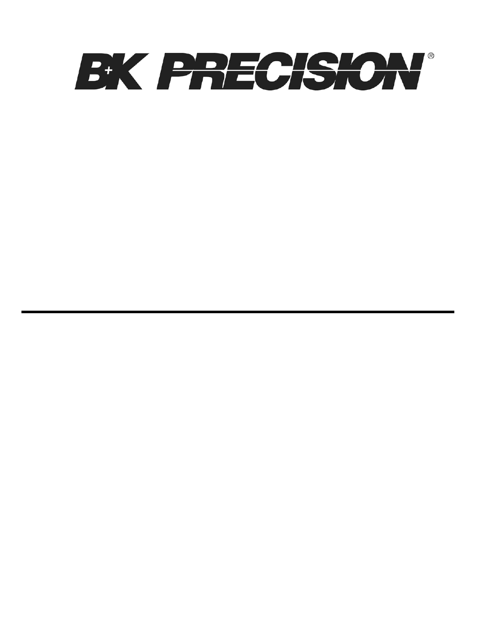 B&K Precision 1785B - Manual User Manual | 38 pages