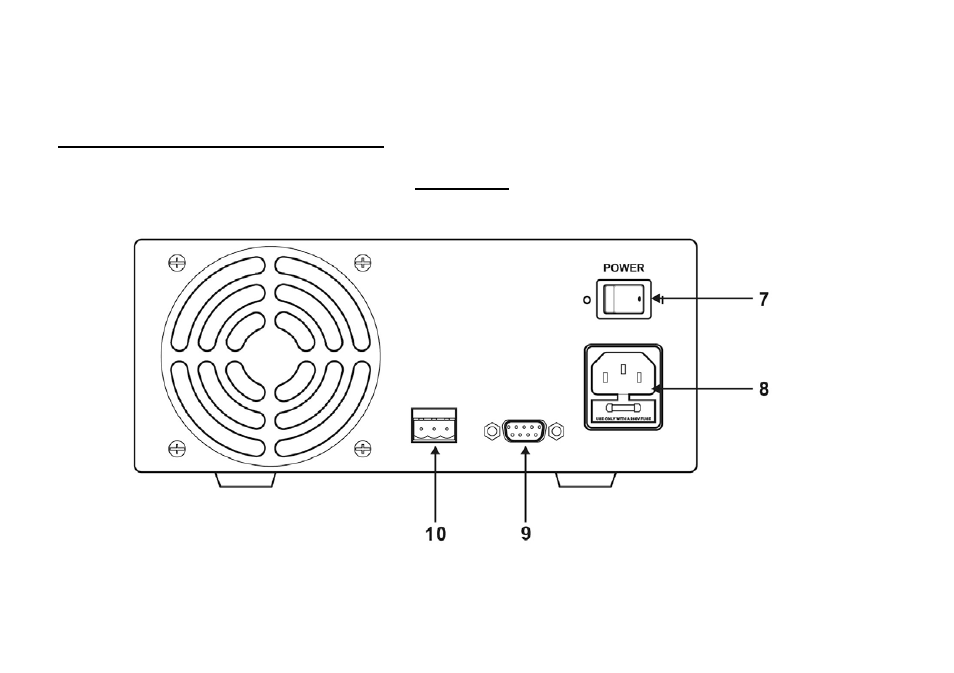 Controls and indicators | B&K Precision 1696-1698 - Manual User Manual | Page 7 / 39