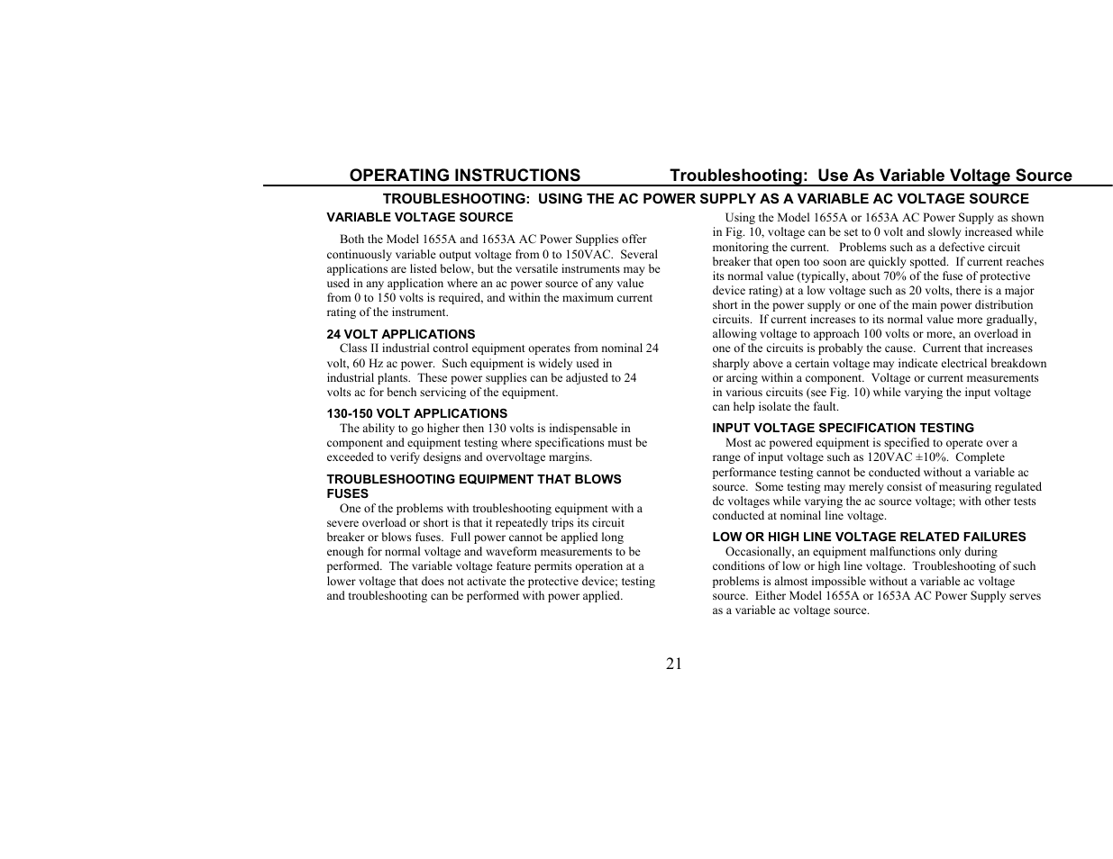 B&K Precision 1655A - Manual User Manual | Page 23 / 81