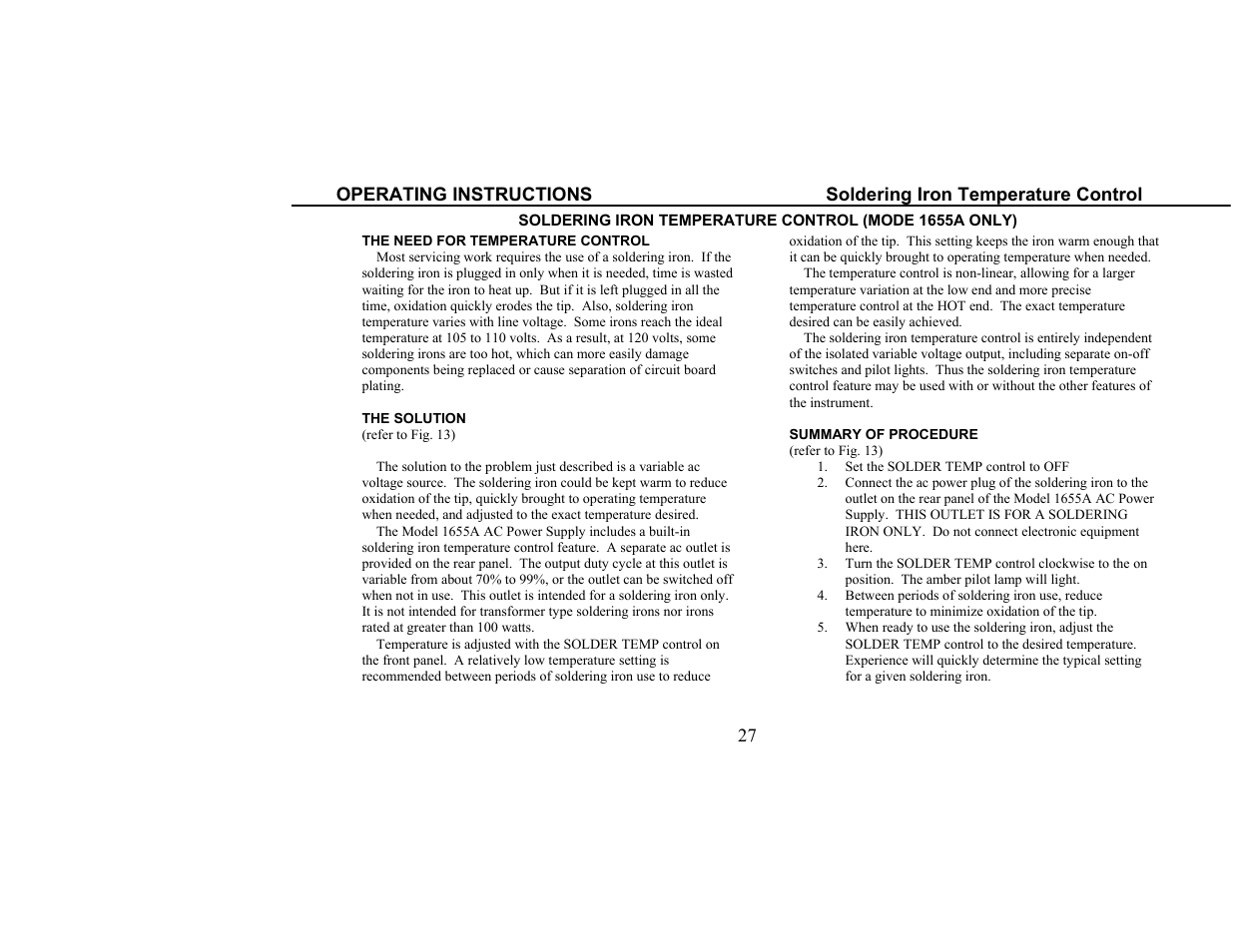 B&K Precision 1655A - Manual User Manual | Page 29 / 81