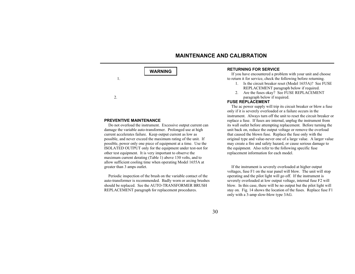 B&K Precision 1655A - Manual User Manual | Page 32 / 81