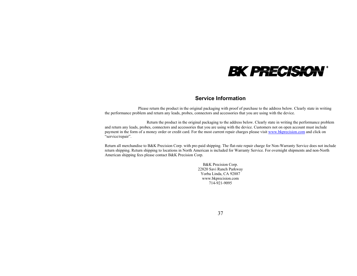 B&K Precision 1655A - Manual User Manual | Page 39 / 81