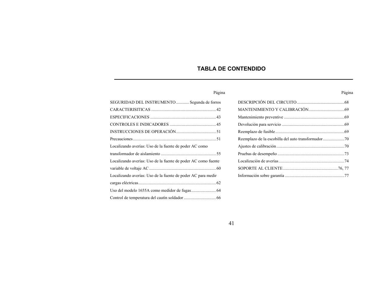 B&K Precision 1655A - Manual User Manual | Page 43 / 81