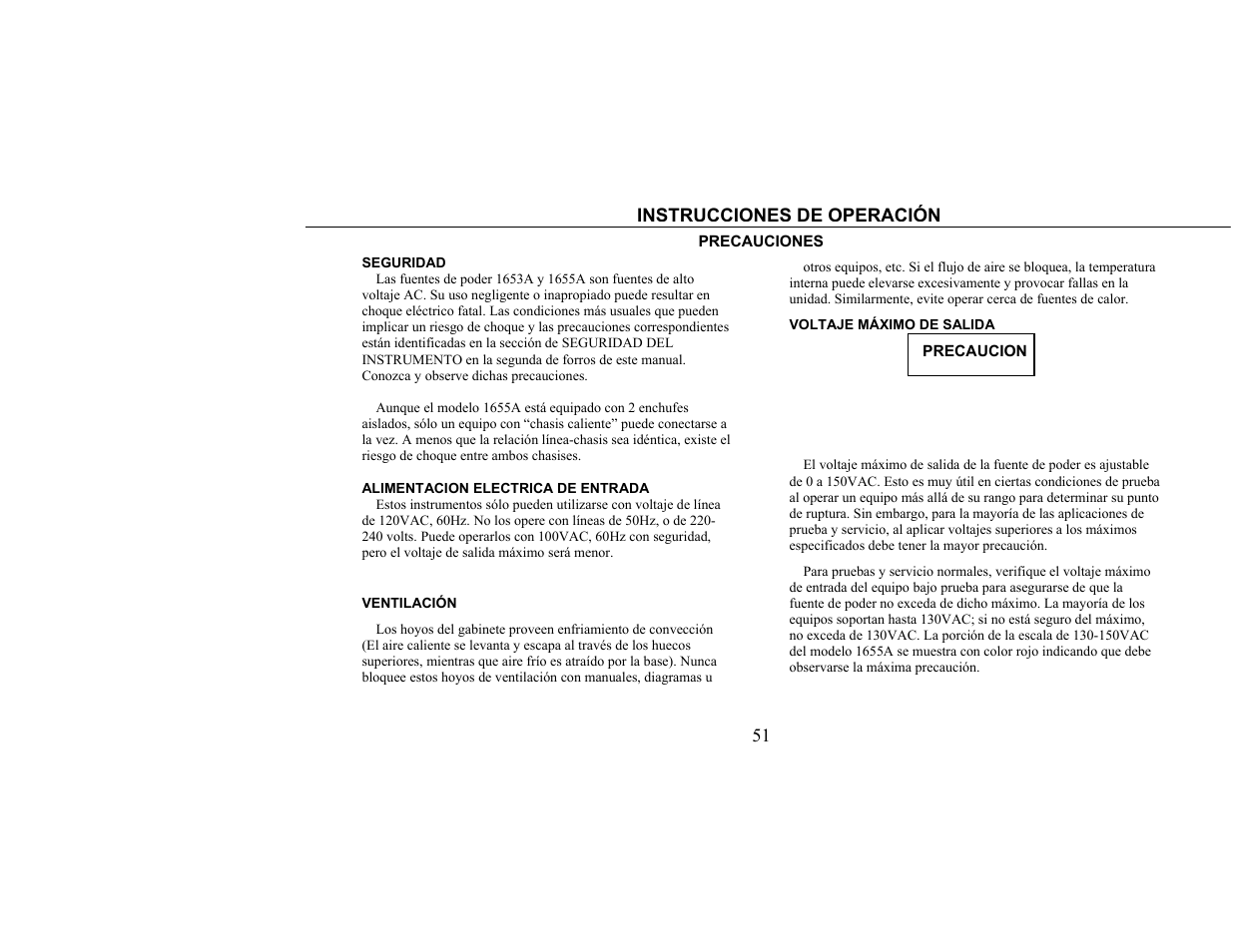 B&K Precision 1655A - Manual User Manual | Page 53 / 81
