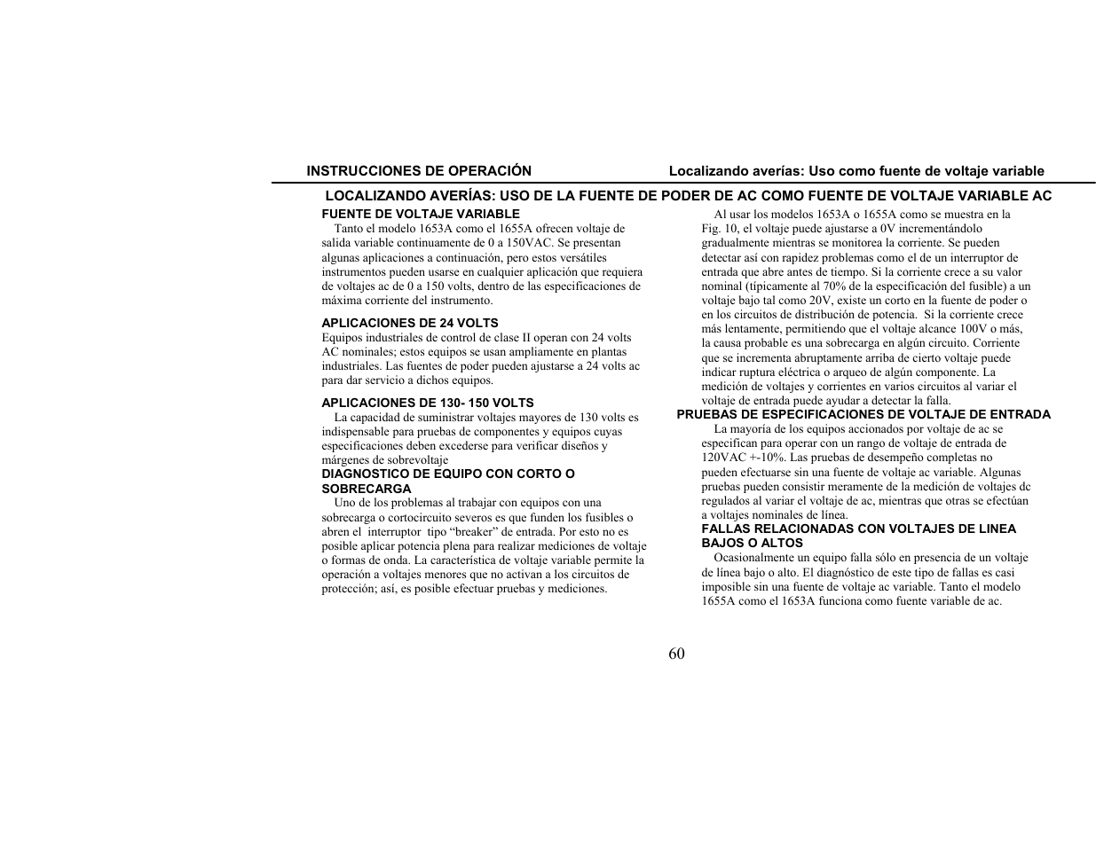 B&K Precision 1655A - Manual User Manual | Page 62 / 81