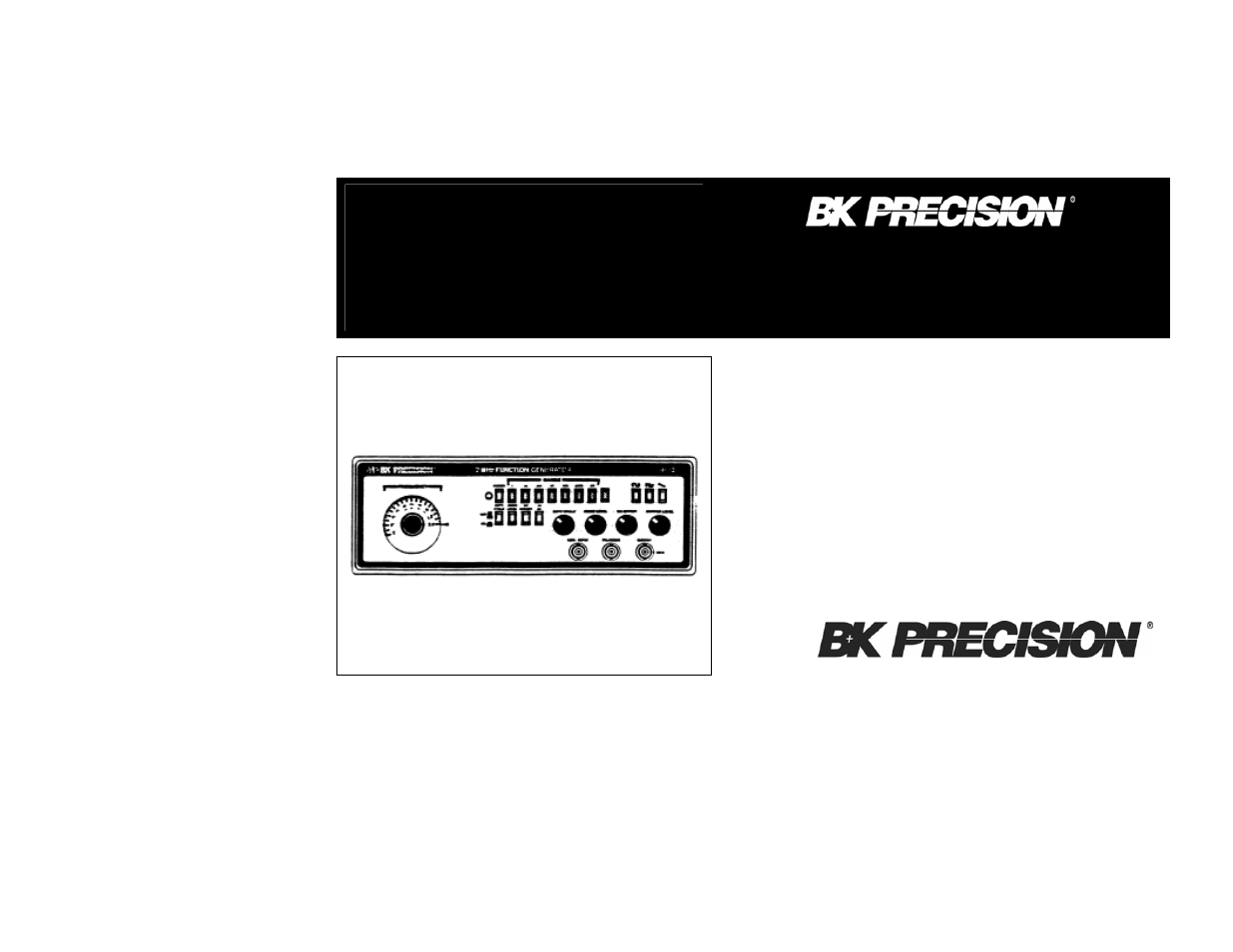 B&K Precision 4010A - Manual User Manual | 39 pages