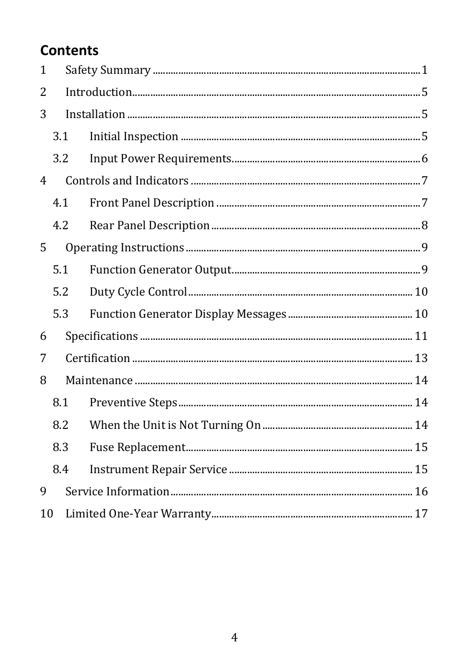 B&K Precision 4005DDS - Manual User Manual | Page 6 / 21