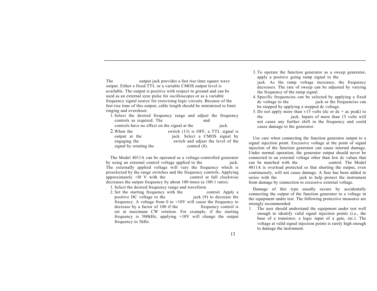 B&K Precision 4011A - Manual User Manual | Page 13 / 39