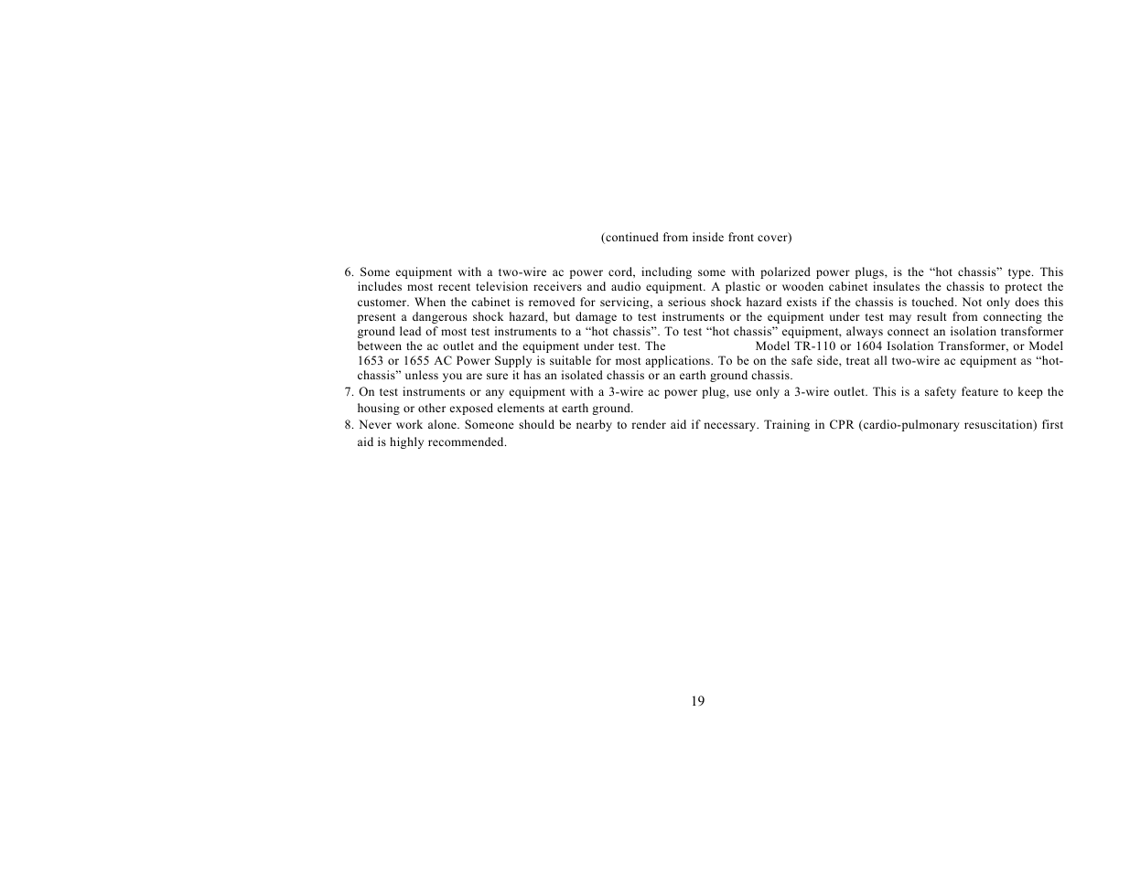 B&K Precision 4011A - Manual User Manual | Page 19 / 39