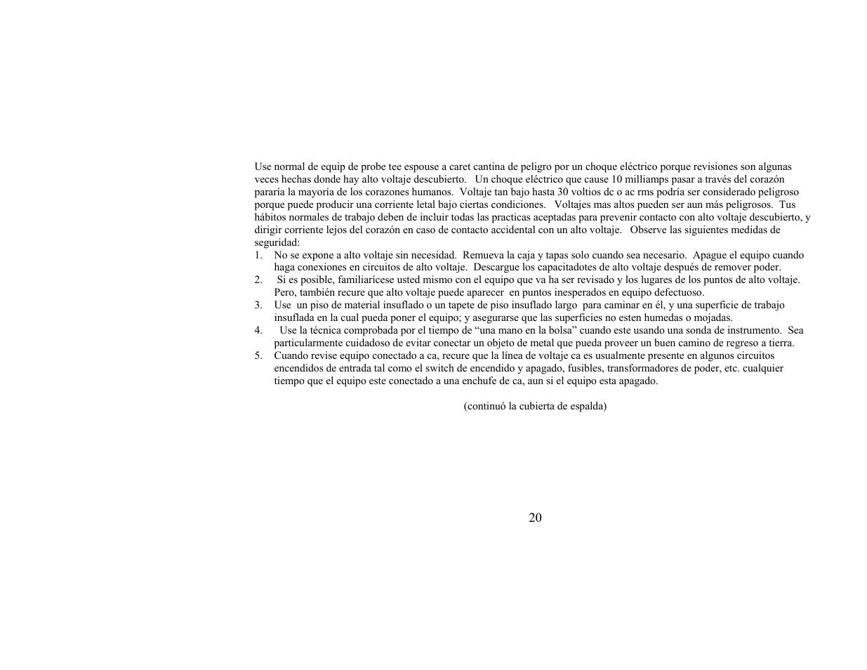 B&K Precision 4011A - Manual User Manual | Page 20 / 39