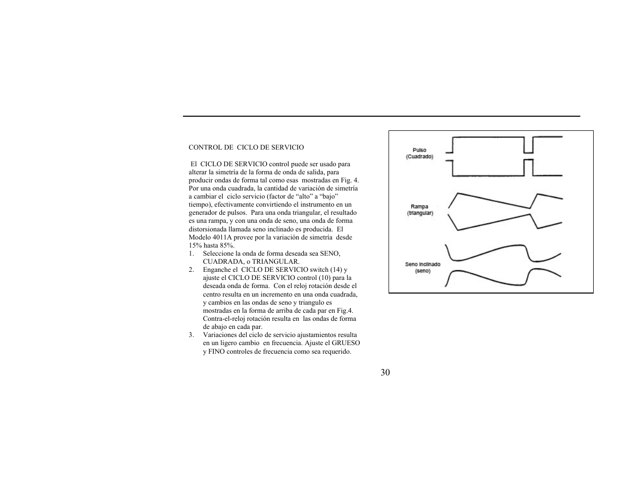 B&K Precision 4011A - Manual User Manual | Page 30 / 39