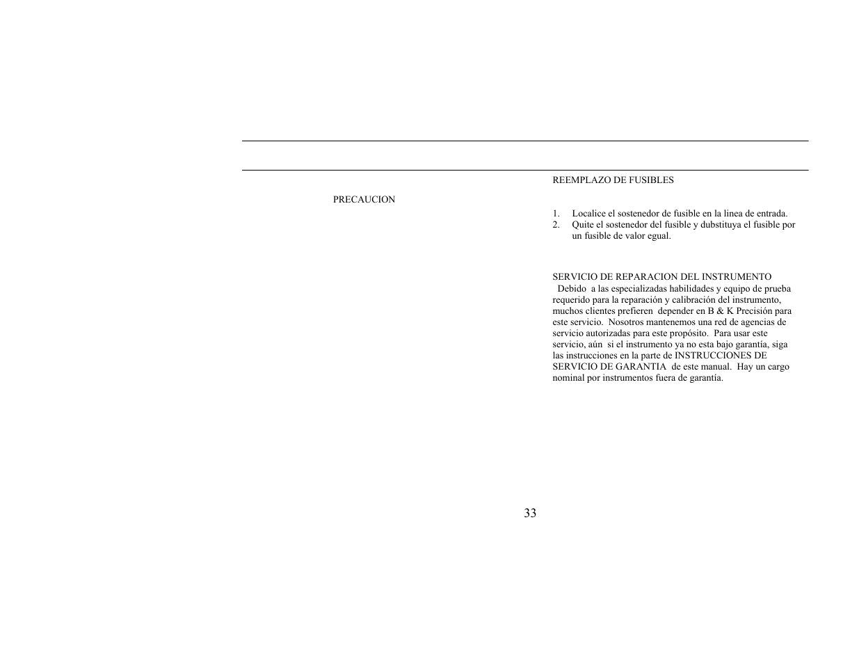 B&K Precision 4011A - Manual User Manual | Page 33 / 39