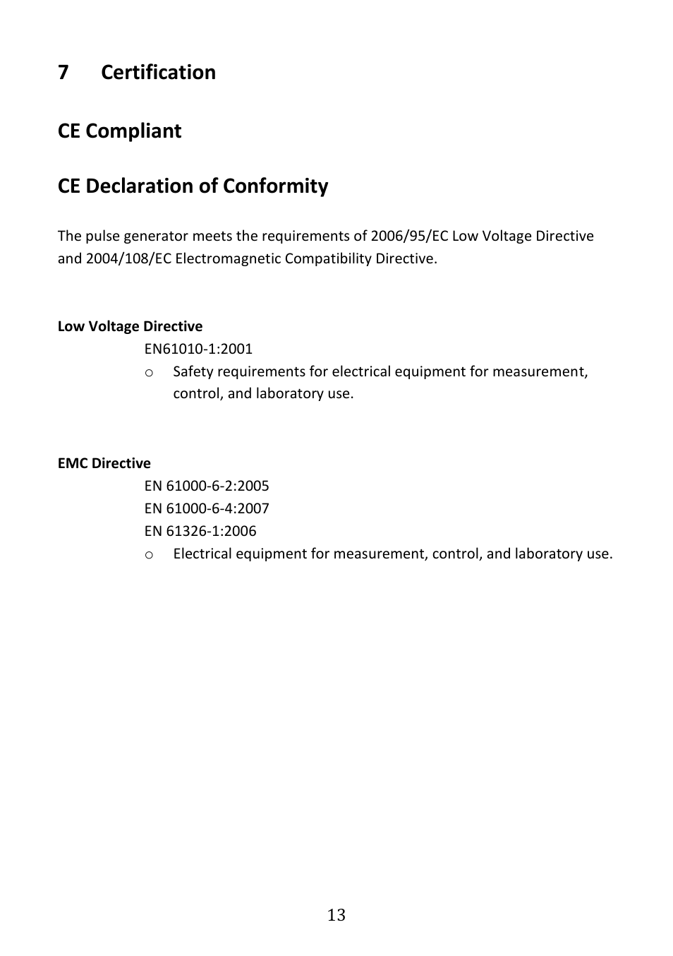 Certification | B&K Precision 4030 - Manual User Manual | Page 15 / 21