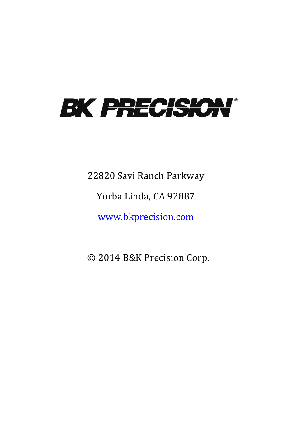 B&K Precision 4030 - Manual User Manual | Page 21 / 21