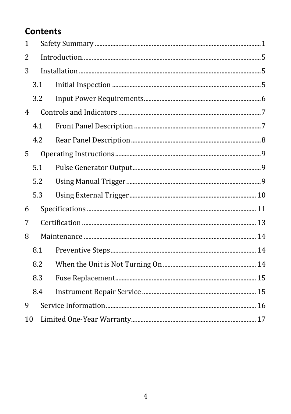 B&K Precision 4030 - Manual User Manual | Page 6 / 21