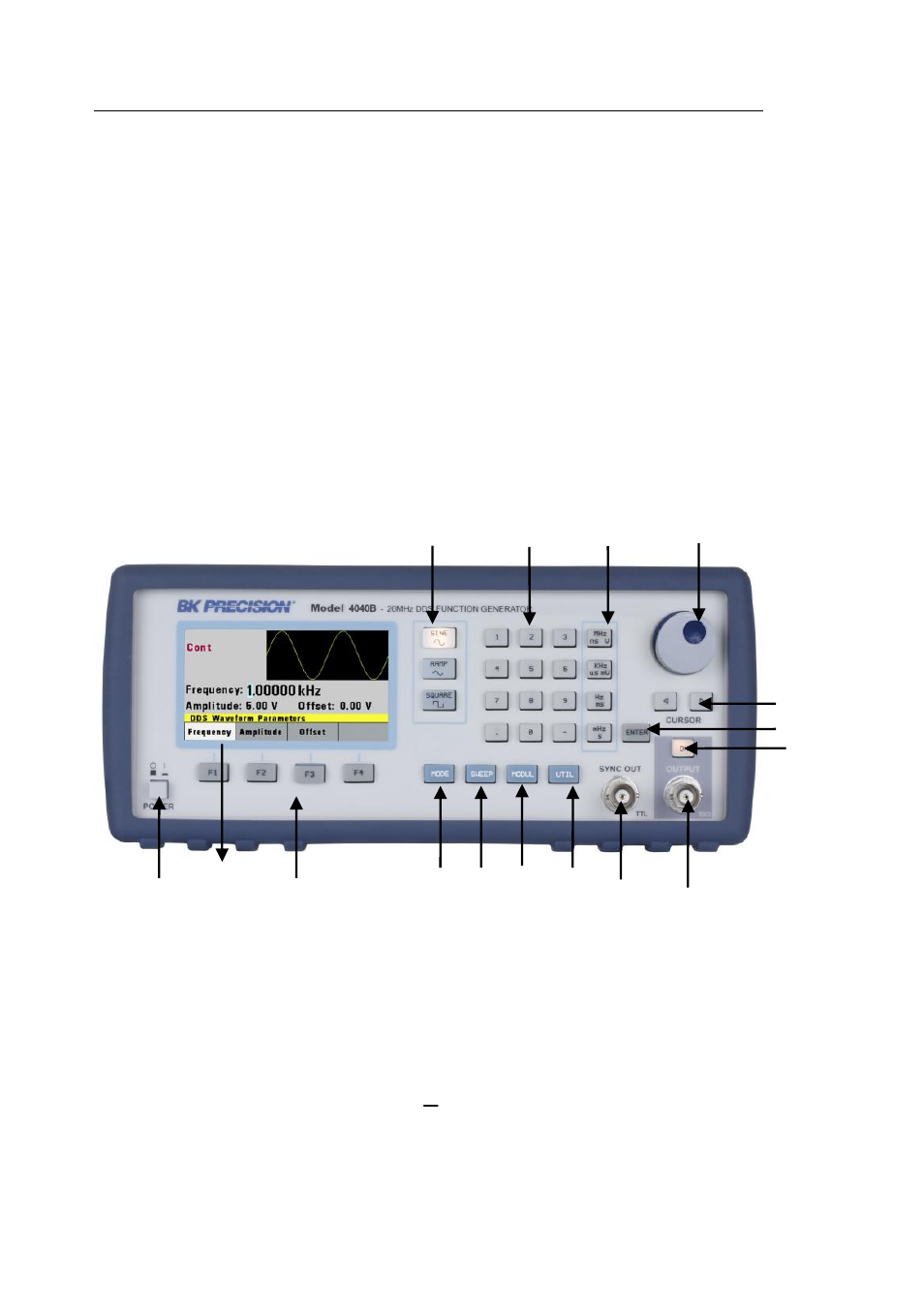 Operating instructions, 1 general description | B&K Precision 4040B - Manual User Manual | Page 20 / 84