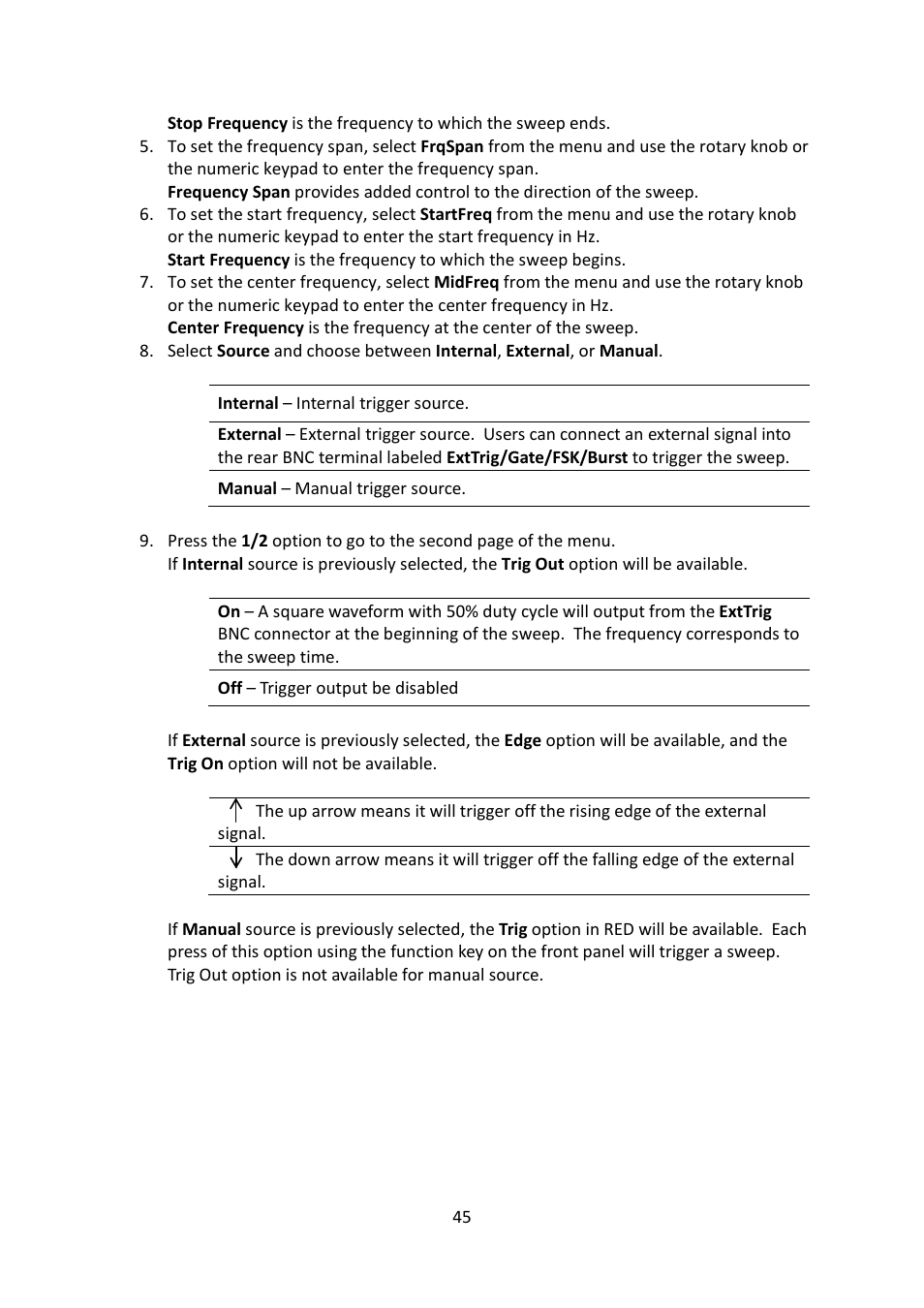 B&K Precision 4052-4055 - Manual User Manual | Page 45 / 78