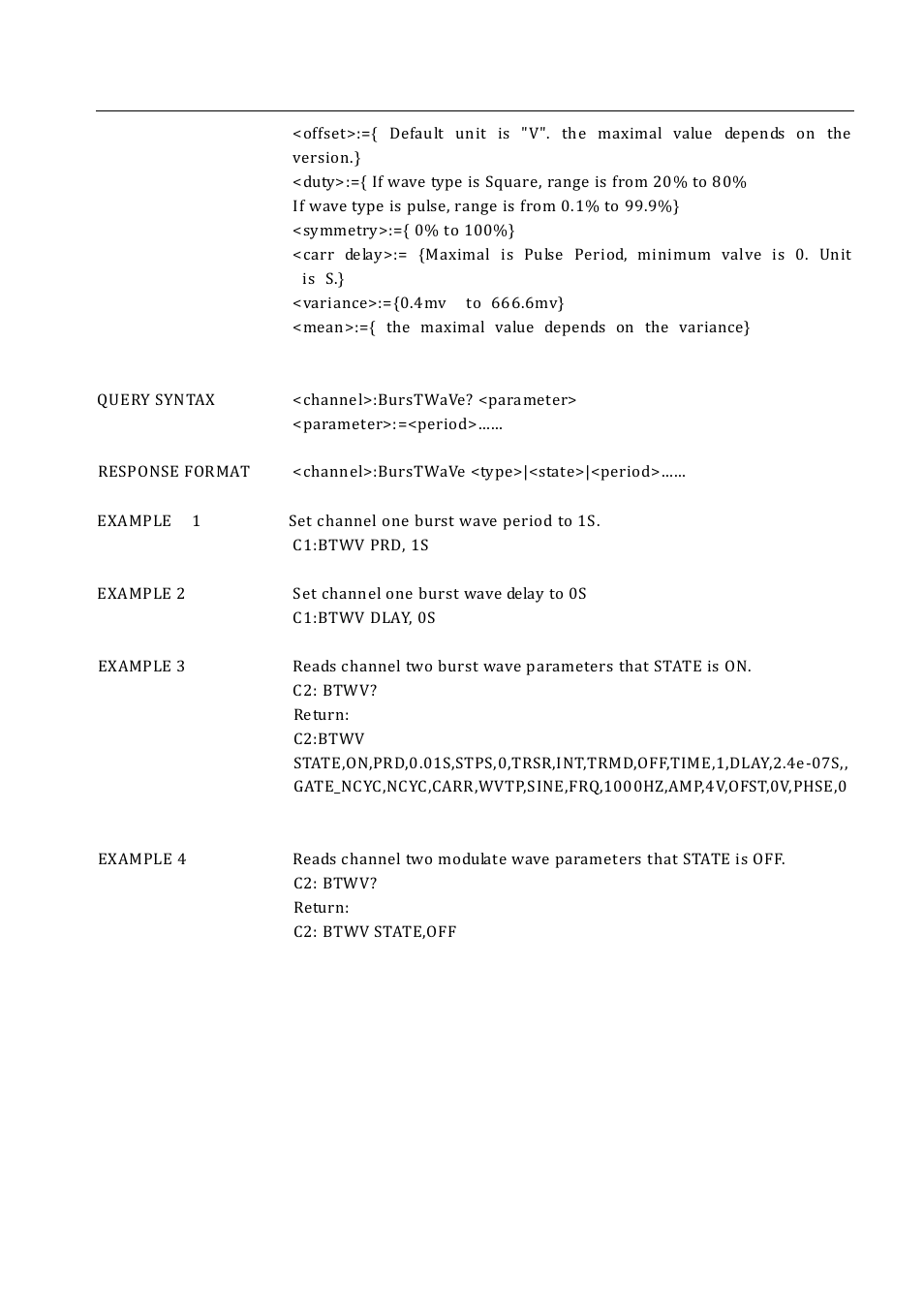 B&K Precision 4052-4055 - Programming Manual User Manual | Page 21 / 33