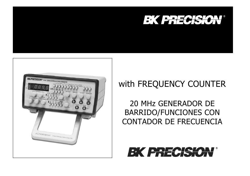 B&K Precision 4040A - Manual User Manual | 25 pages