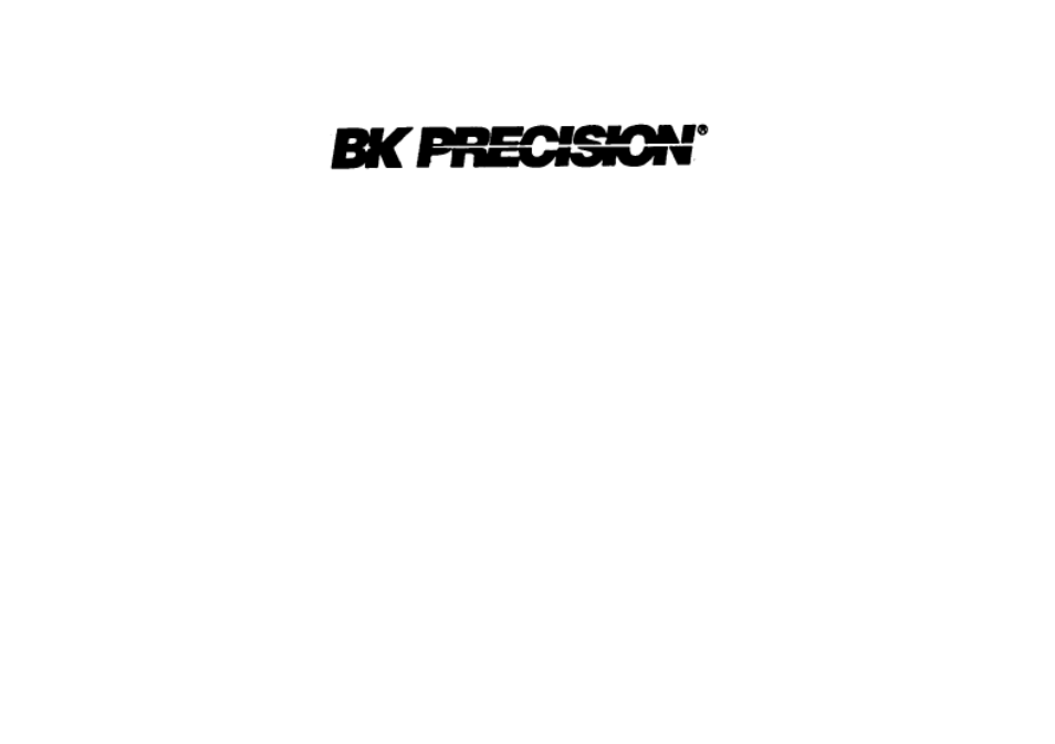 B&K Precision 4040A - Manual User Manual | Page 25 / 25