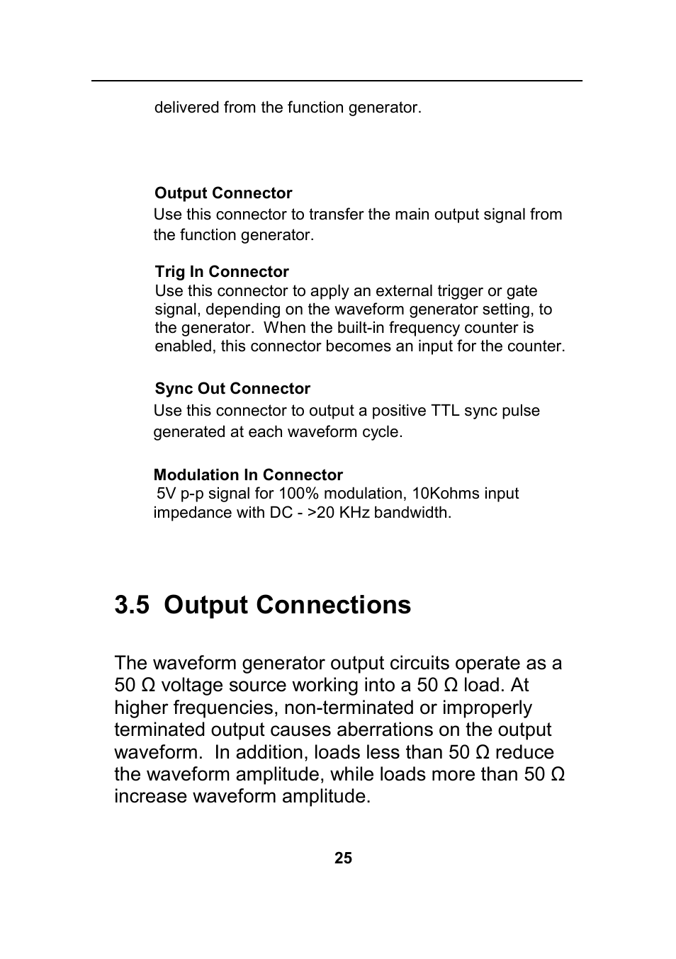 5 output connections | B&K Precision 4045B - Manual User Manual | Page 25 / 110