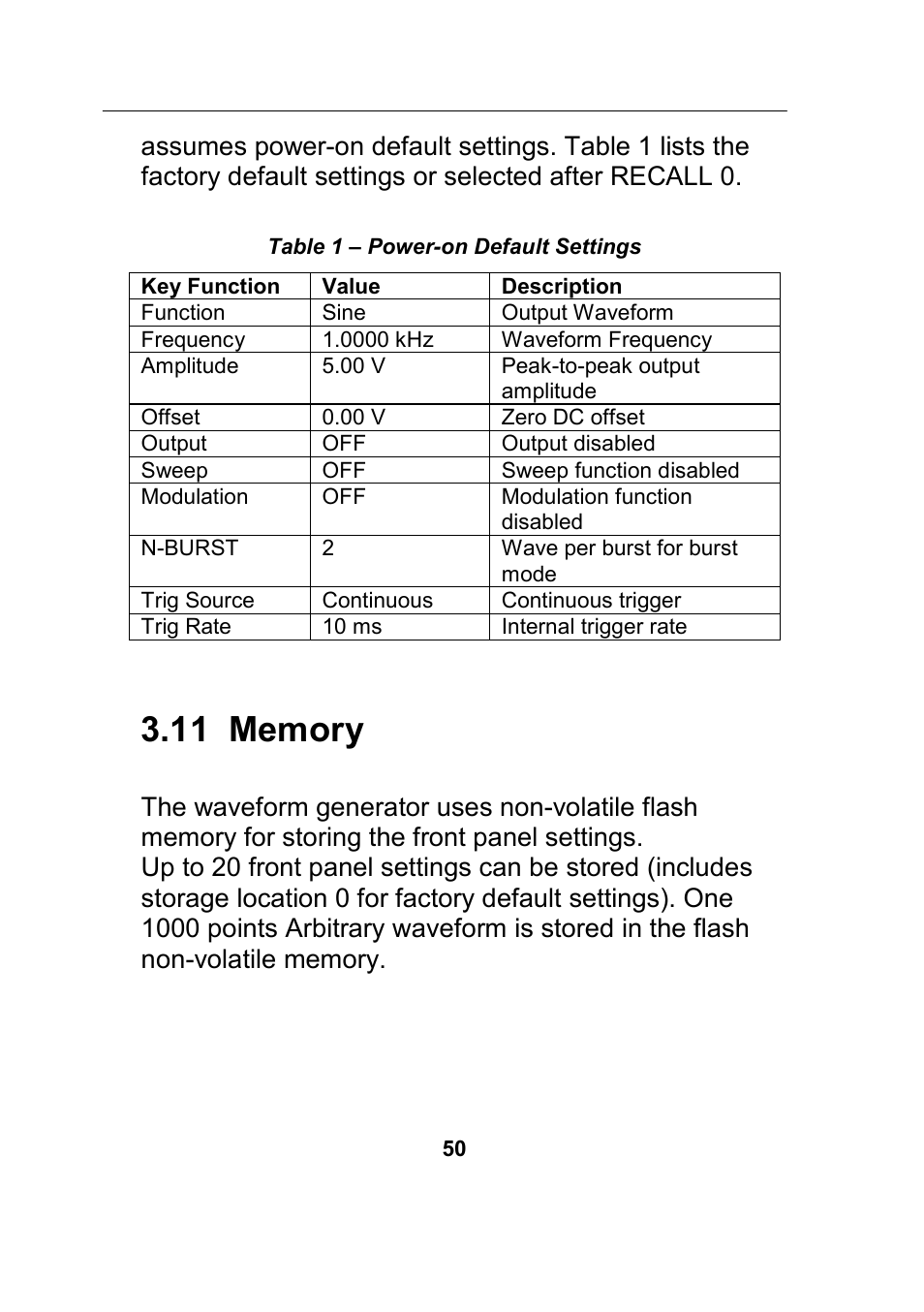 11 memory | B&K Precision 4045B - Manual User Manual | Page 50 / 110