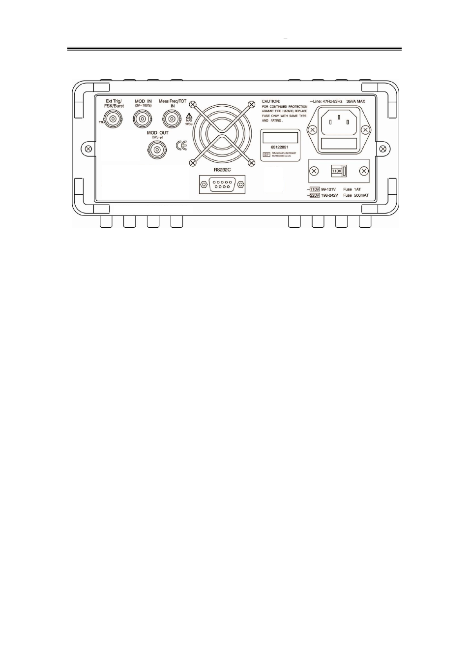 2 rear panel | B&K Precision 4084-4087 - Manual User Manual | Page 17 / 60