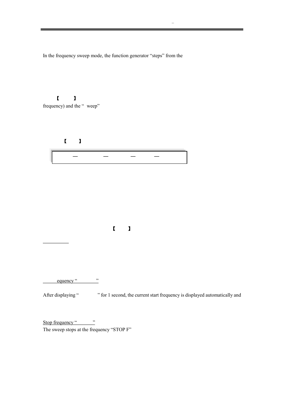 6 set modulation and sweep parameters | B&K Precision 4084-4087 - Manual User Manual | Page 24 / 60