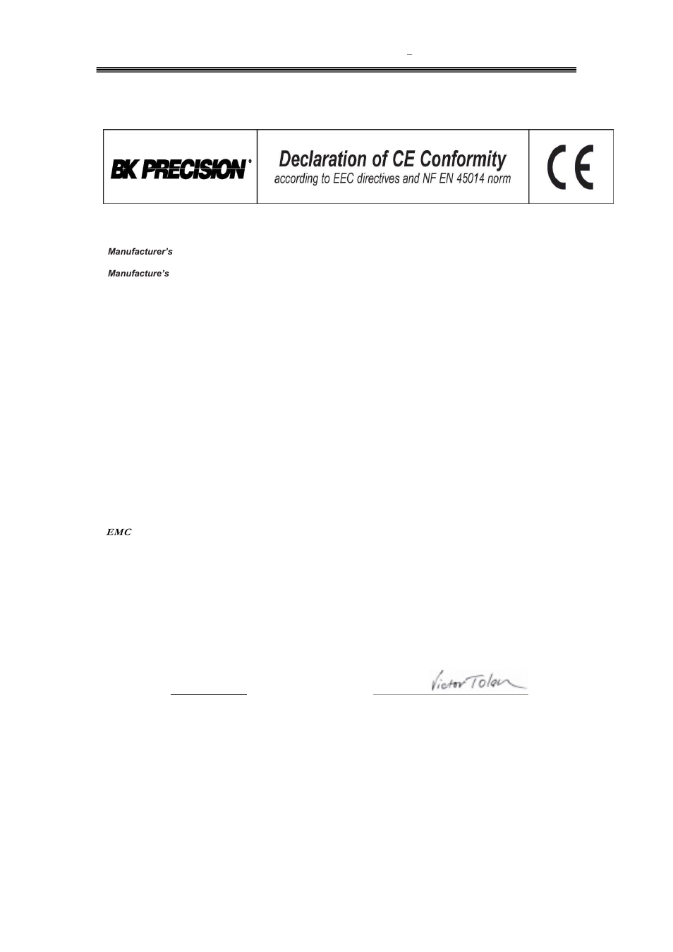 Appendix | B&K Precision 4084-4087 - Manual User Manual | Page 57 / 60
