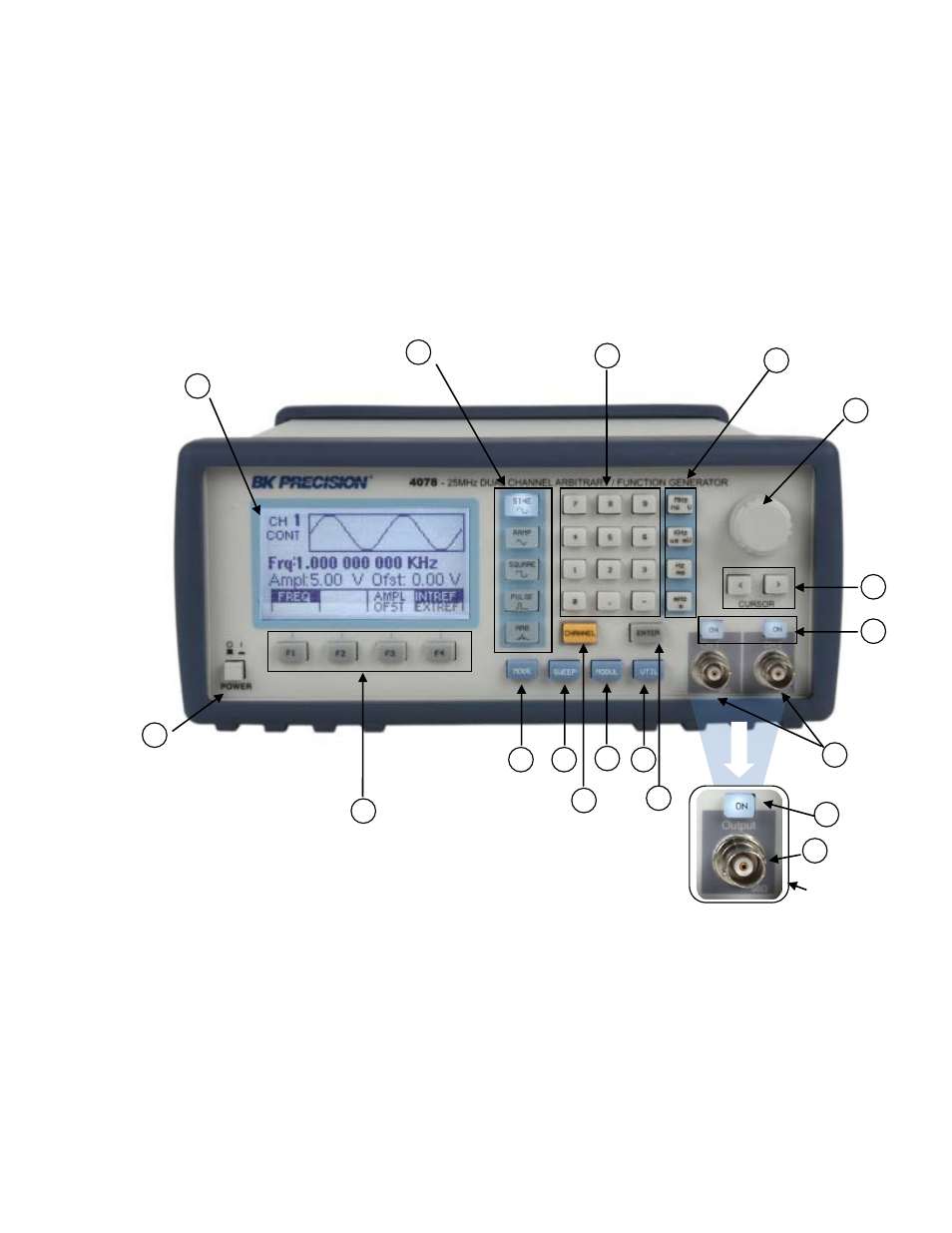 Section 3, Operating instructions, 1 general description | B&K Precision 4078 - Manual User Manual | Page 15 / 103