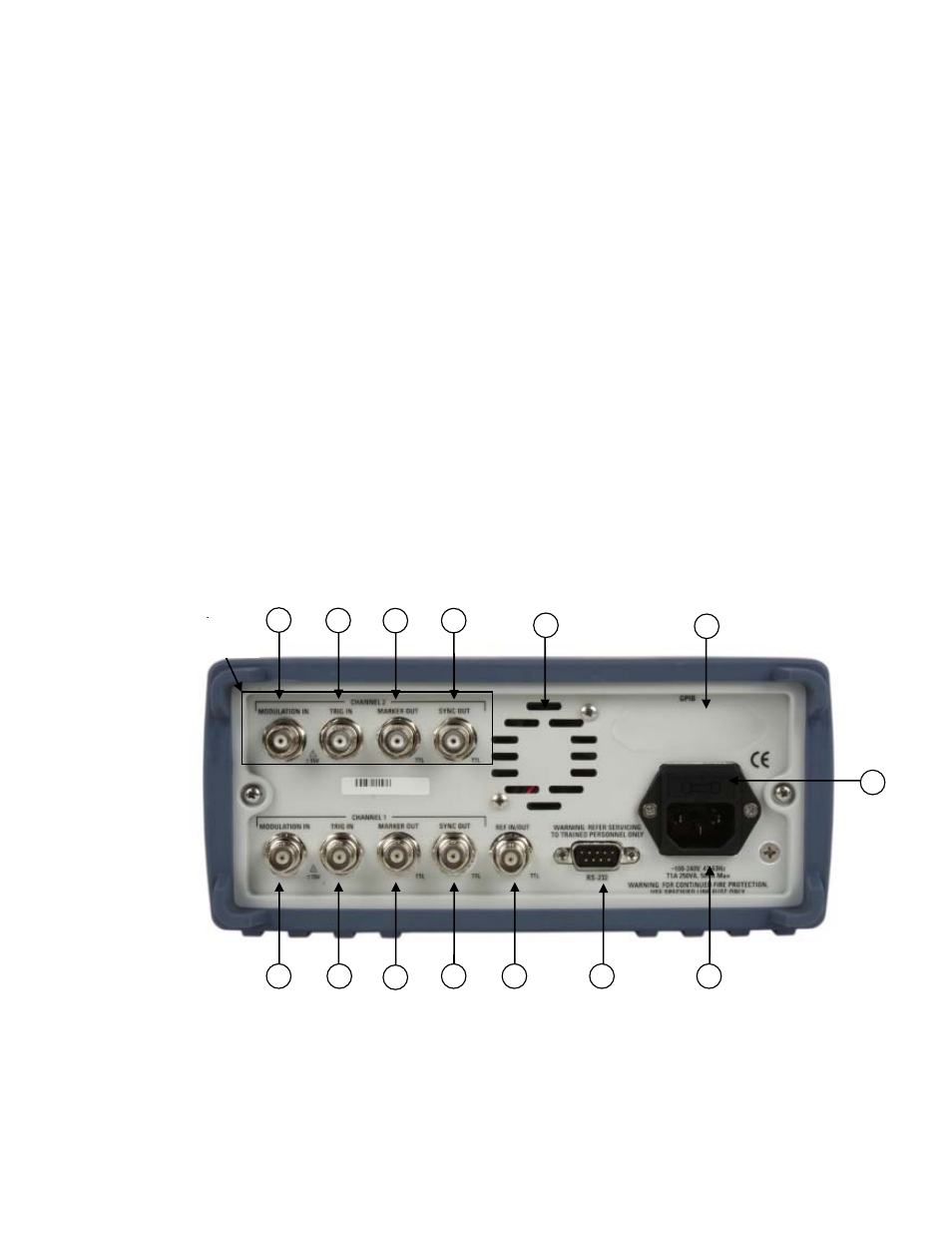 3 front panel controls, 4 back panel controls | B&K Precision 4078 - Manual User Manual | Page 17 / 103