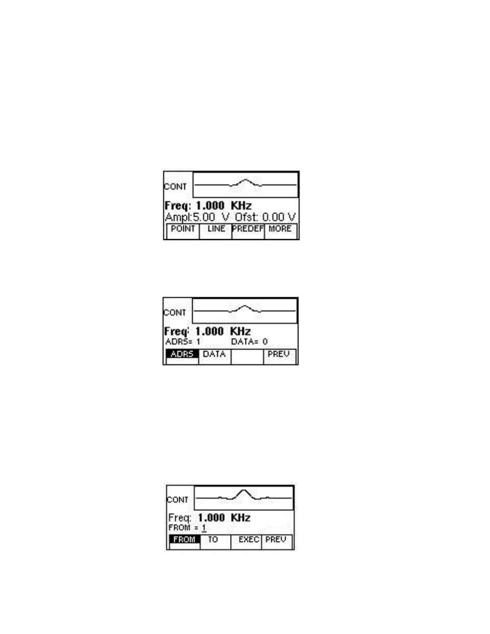 4 arbitrary edit menu | B&K Precision 4078 - Manual User Manual | Page 26 / 103