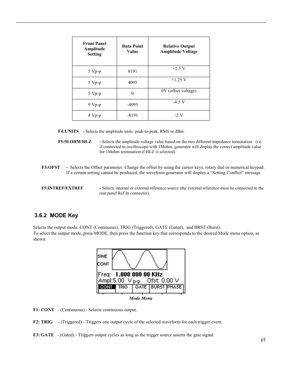 2 mode key | B&K Precision 4079 - Manual User Manual | Page 23 / 106